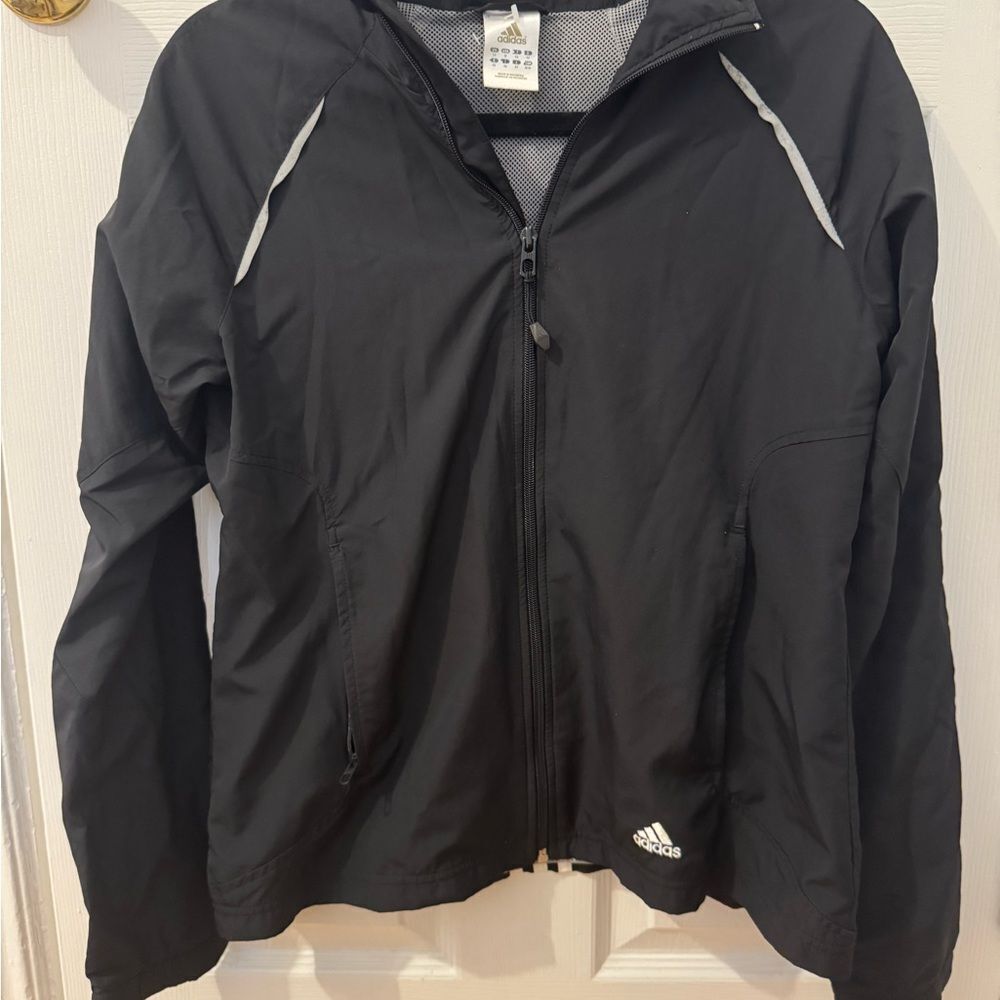 Adidas Black Mesh-Lined Jacket